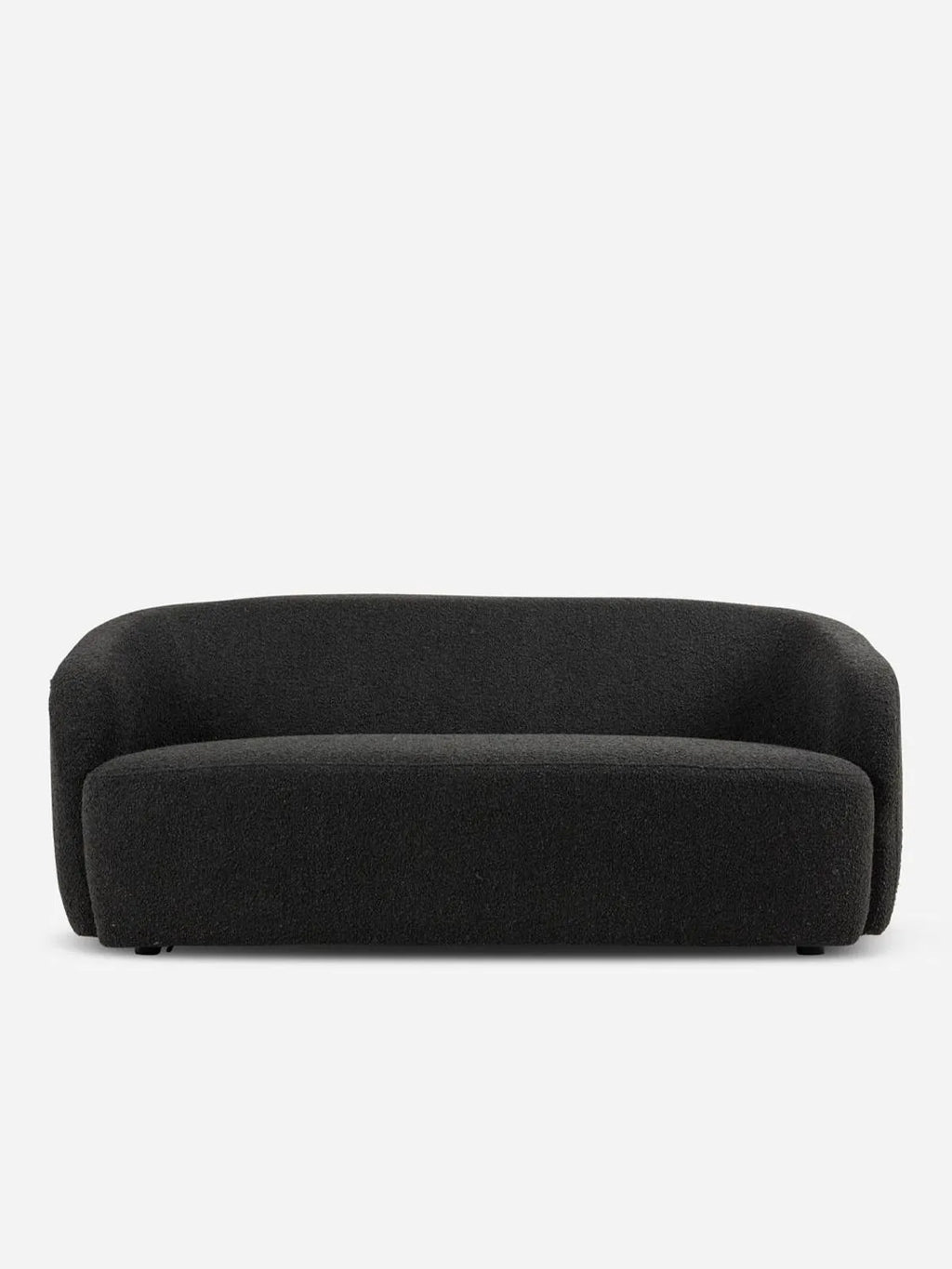 Curved Boucle 4-Seater Sofa