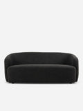 Curved Boucle 4-Seater Sofa