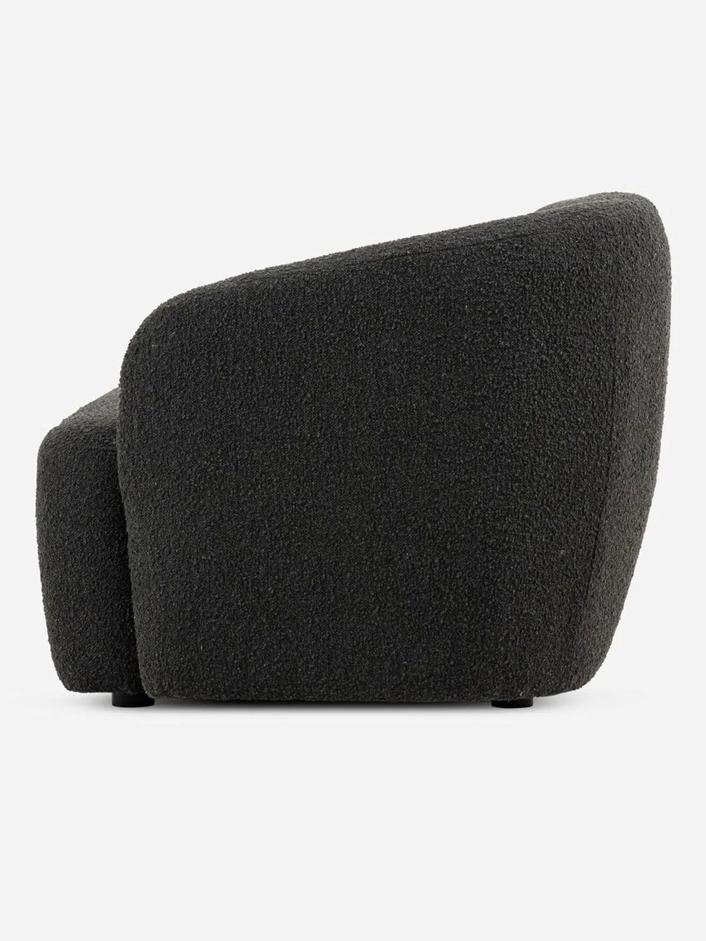 Curved Boucle 4-Seater Sofa