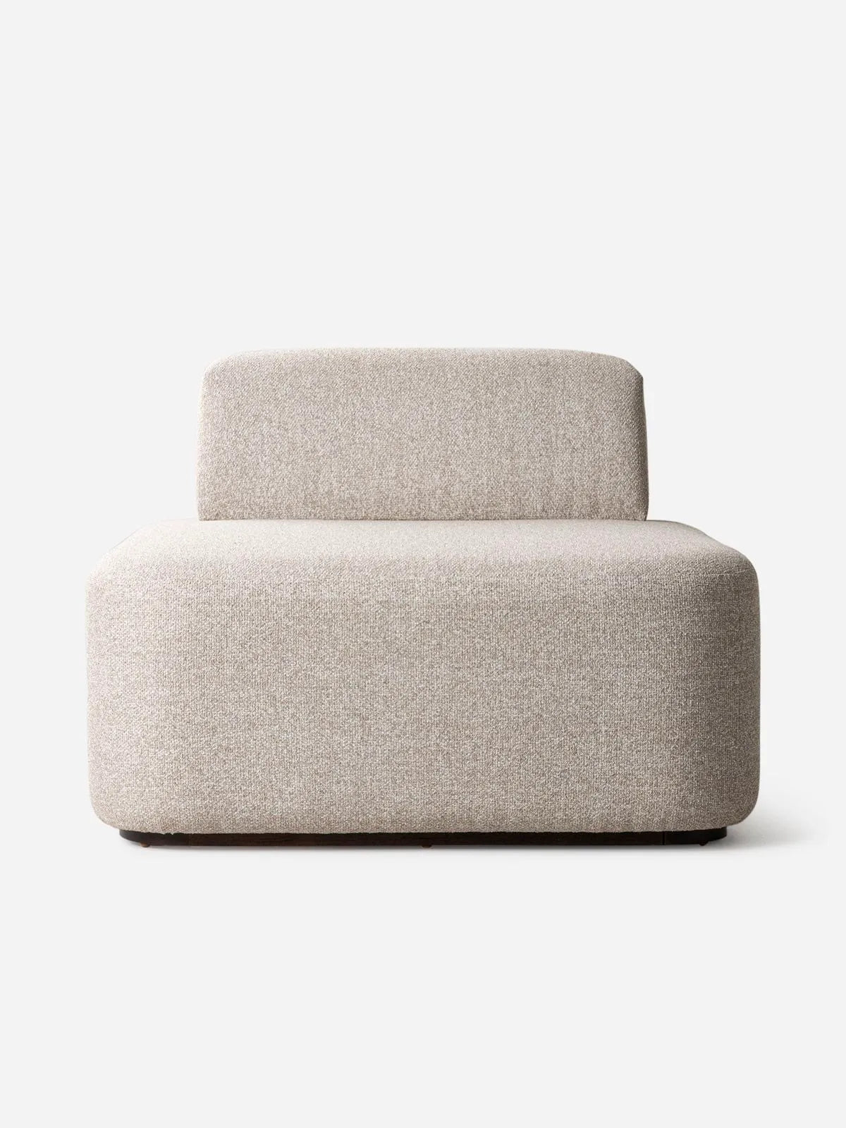 Boucle Fabric Lounge Chair