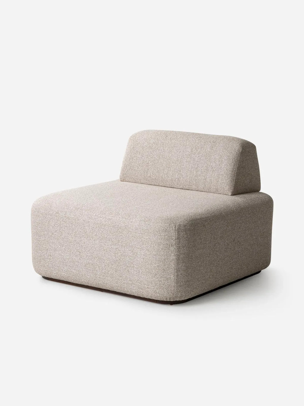 Boucle Fabric Lounge Chair