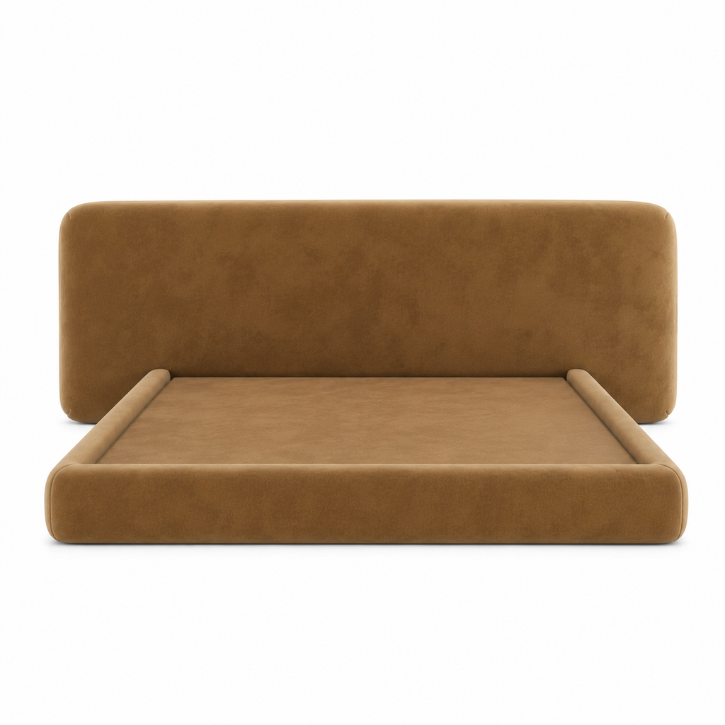 Brown Nova Floating Headboard, Footboard ( Excl Matt )