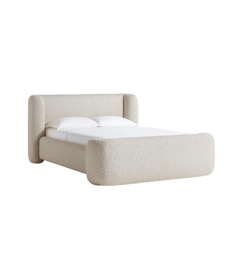 Boucle Beige Headboard,Footboard ( Excl Matt )