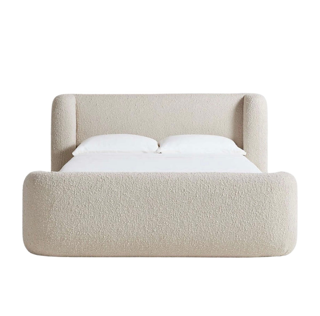 Boucle Beige Headboard,Footboard ( Excl Matt )