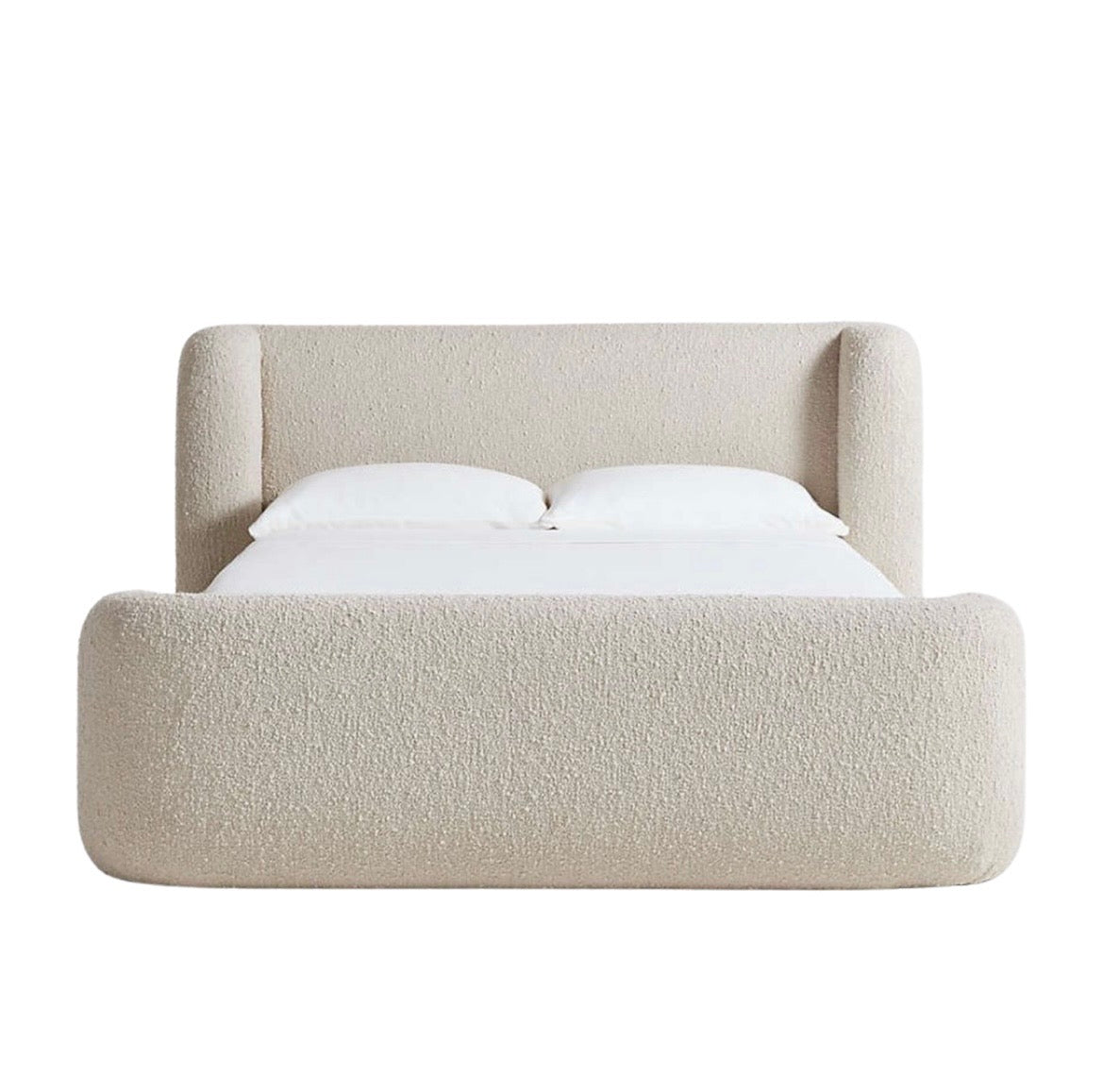 Boucle Beige Headboard,Footboard ( Excl Matt )