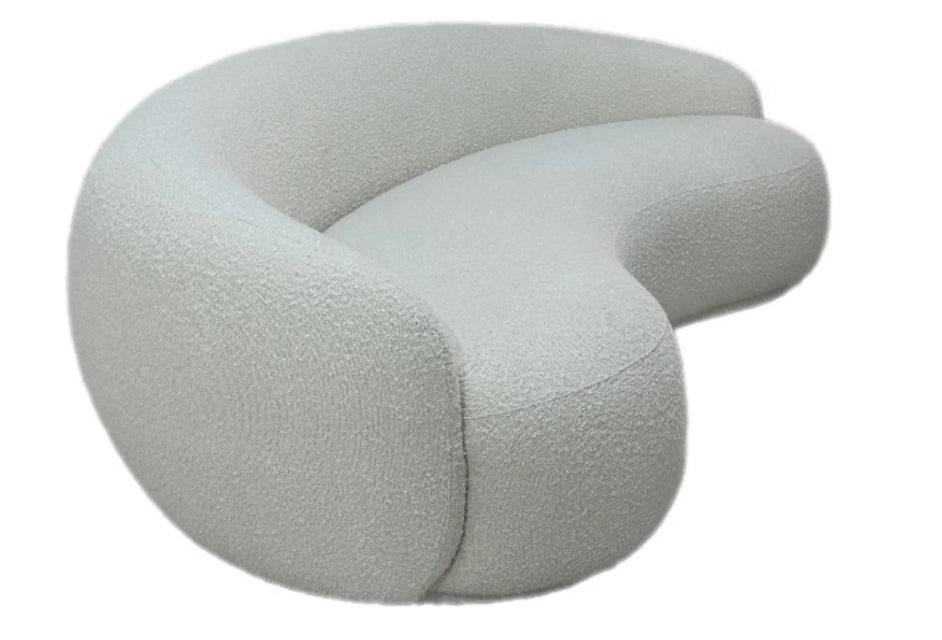 3-Seater Boucle Curved Couch